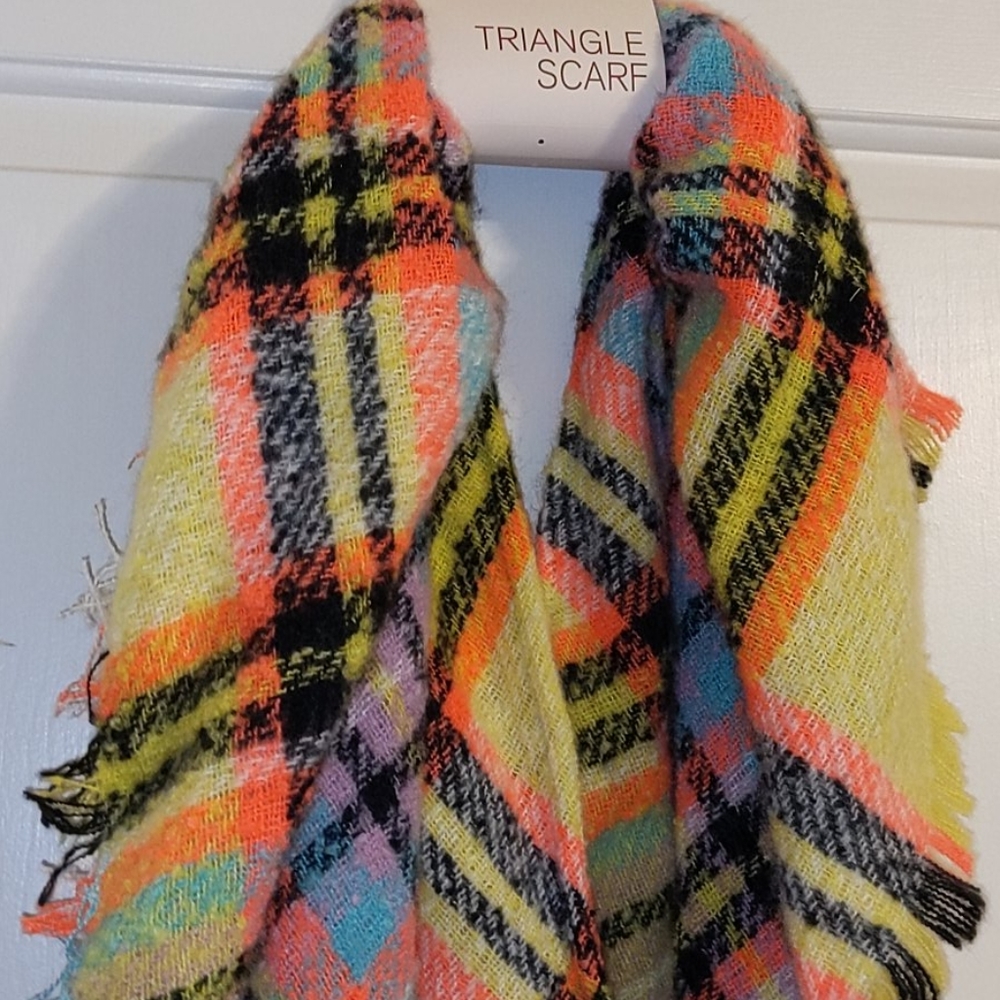Neon Lights Triangle Scarf
